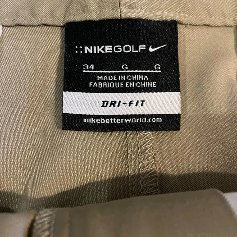 Nike Golf Khaki Dri-FIT Pants Men’s 34 | Lightweight‎ Performance